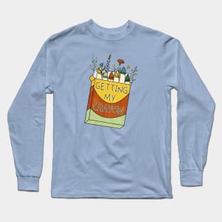 Getting My Crayon Long Sleeve T-Shirt